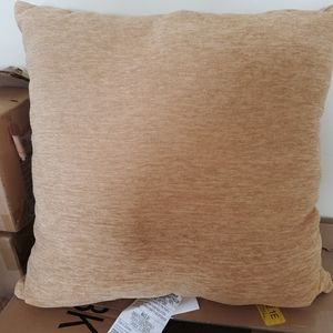 Brand New Gold Throw Pillow